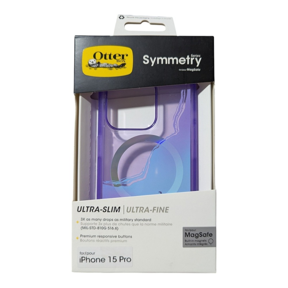 W3. OtterBox Symmetry MagSafe Case For Apple iPhone 15 Pro -‎ Galactic